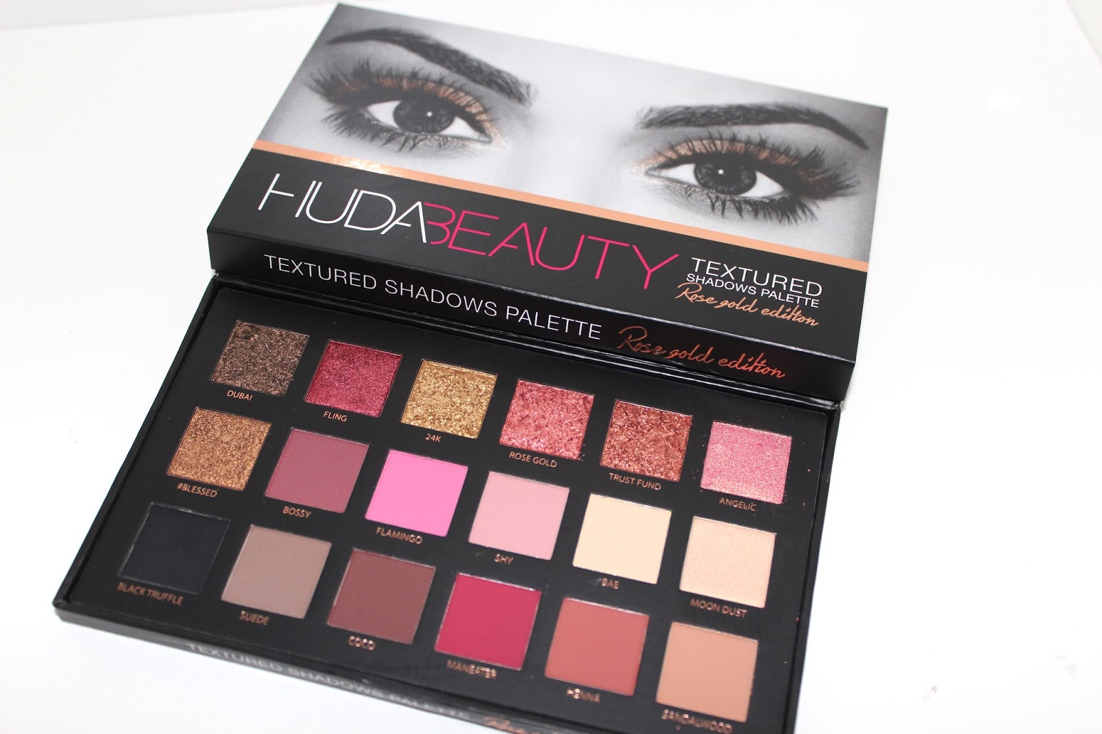 Huda Beauty Rose Gold Edition Palette Bags of Beauty
